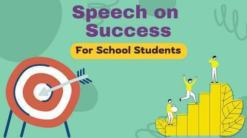 Speech on Success for Students in English - Write Essays