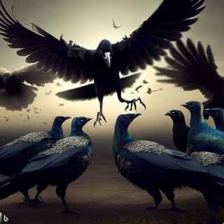 the crow and the peacock moral story